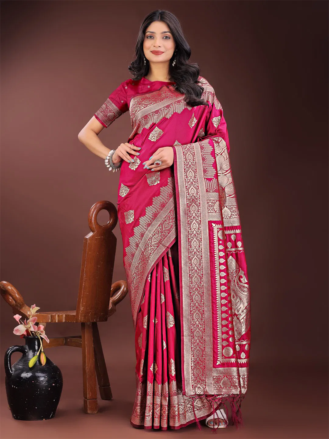 Tana Bana By Astita Silk Wedding Wear Saree Wholesale Price In Surat
